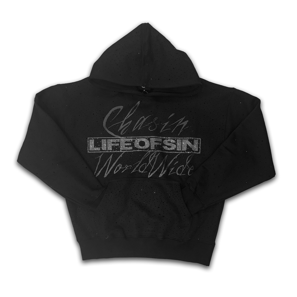 LIFE OF SIN (Black Stones) Pullover Hoodie