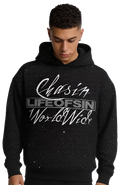 LIFE OF SIN (Clear Stones) Pullover Hoodie