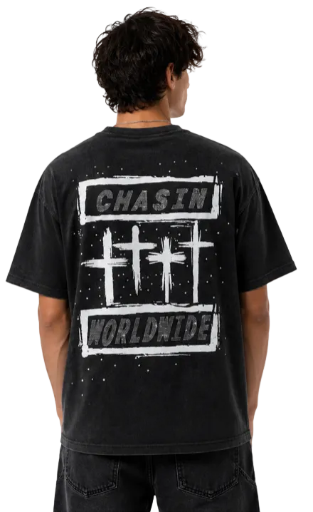 Chasin Rhinestone Jesus T-shirt