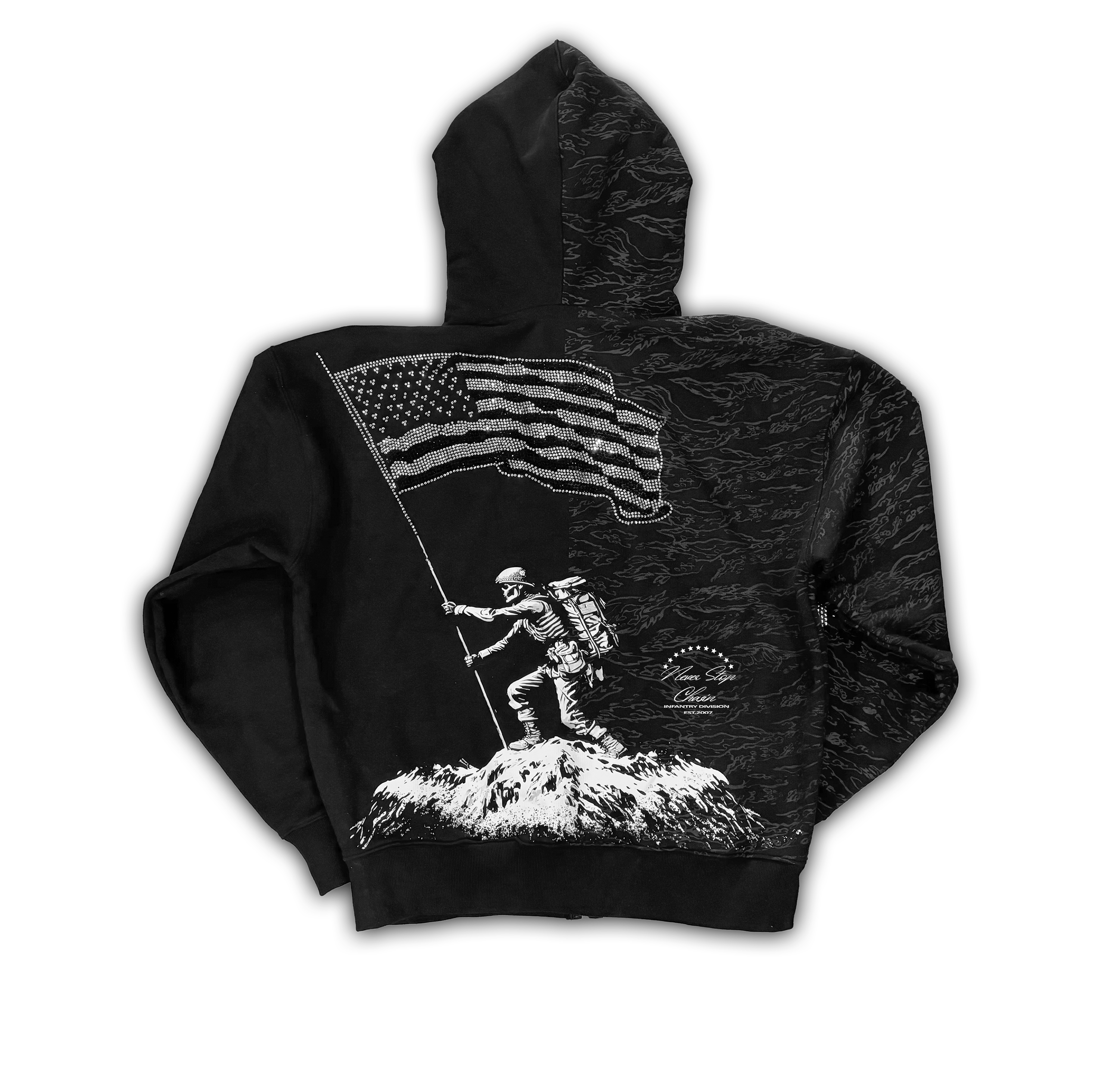 CAMO Zip up Hoodie
