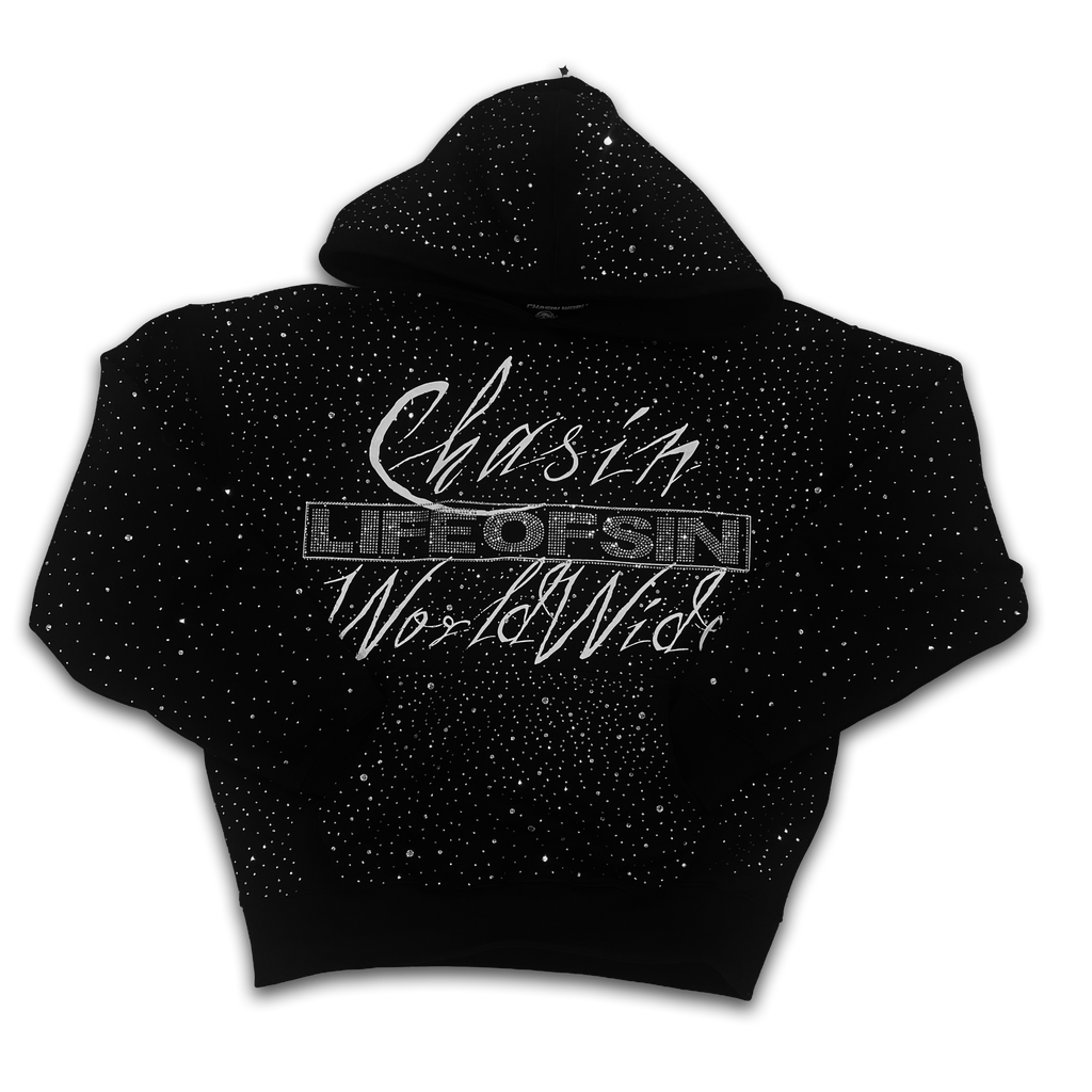 LIFE OF SIN (Clear Stones) Pullover Hoodie