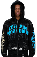 NEVER STOP CHASIN (Gamma) Zip up Hoodie